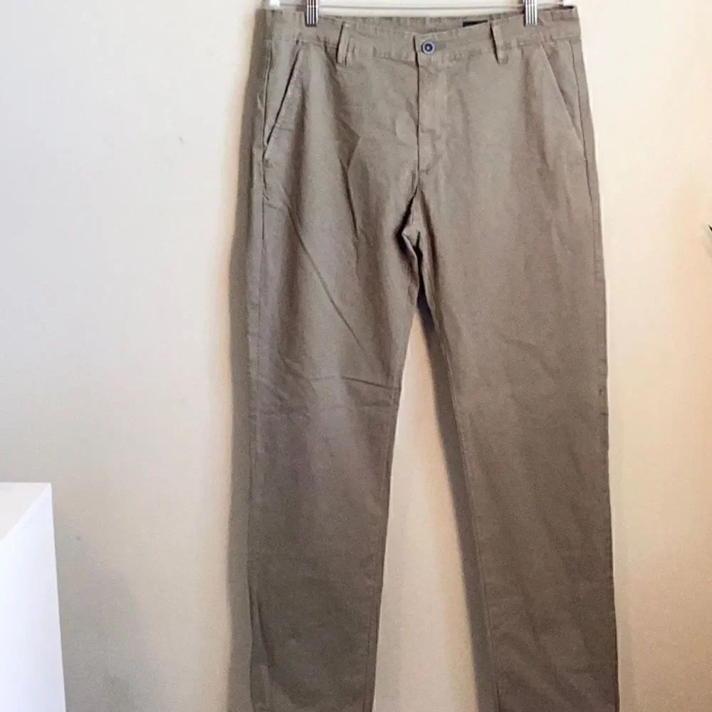 Adriano Goldschmied Brown Straight Leg Pants 36R